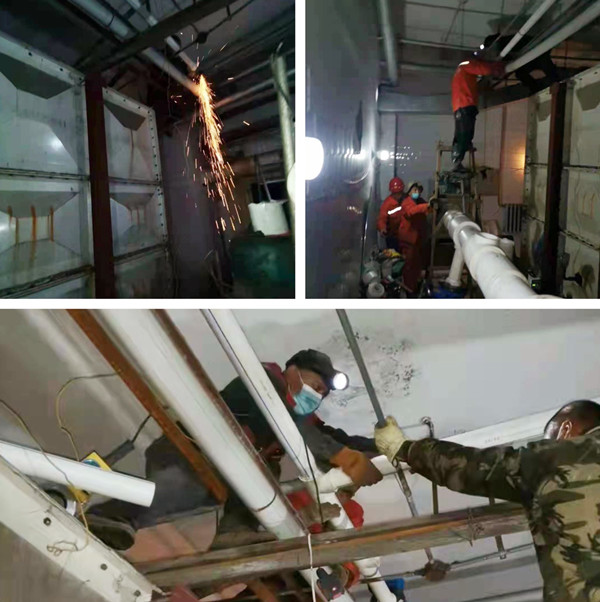 香坊供水分公司义务为龙鑫小区用户更换供水管线